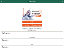 Tablet Screenshot of loan.com